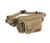 Large Capacity Waist Bag with 5 Hip Walking and Body Bag for Outdoor Activities and Hiking Men's Pockets, Bag, Pouch, (Black)