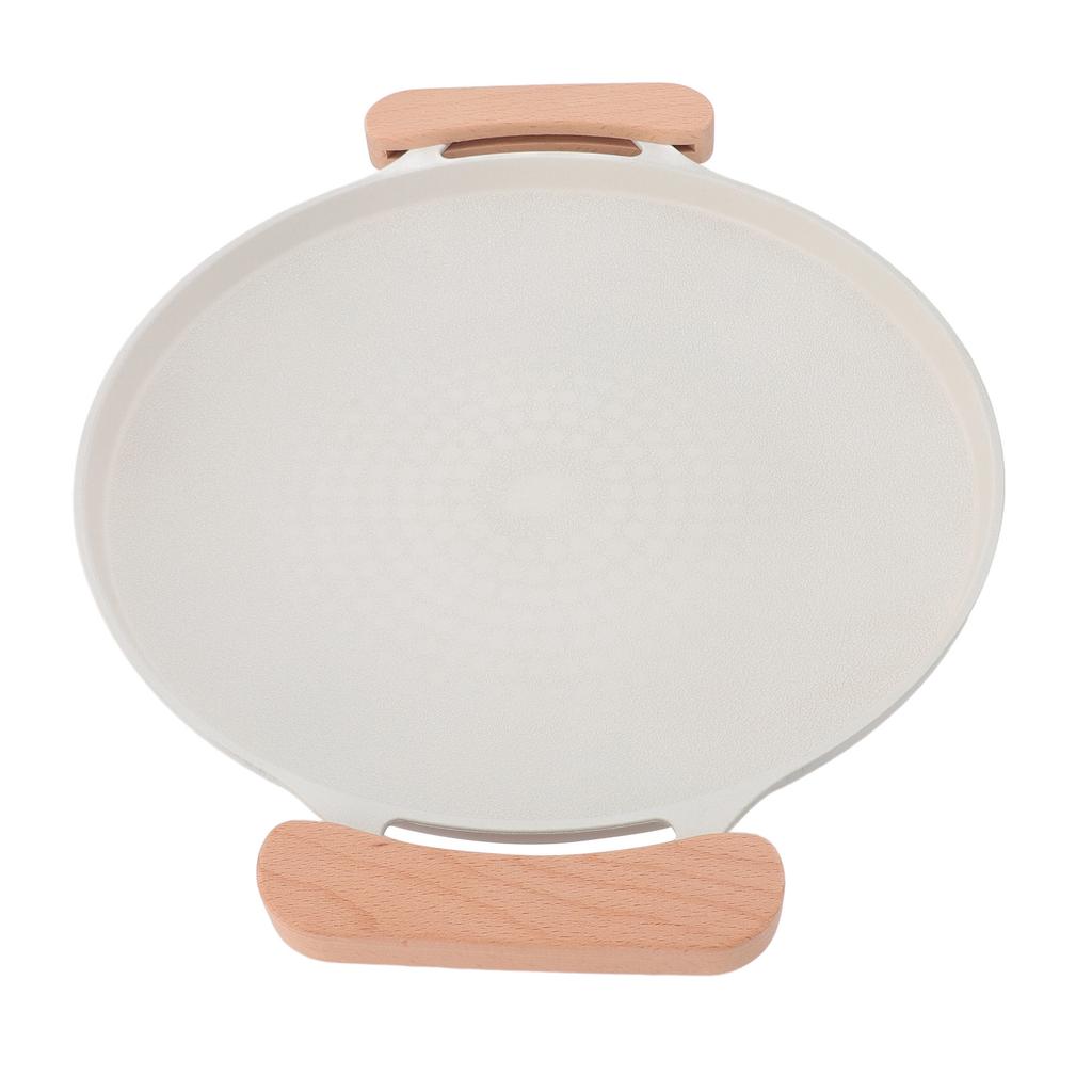 Korean BBQ Grill Pan Anti Stick Versatile Aluminum Stovetop Grill Plate with Handles for Indoor