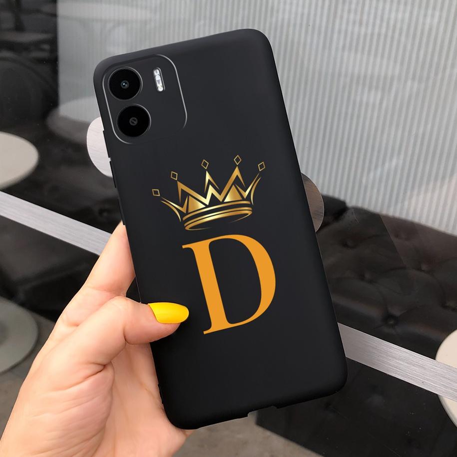 For Xiaomi Redmi A2 Plus Case Redmi A2+ Cover Fashion Initial Letters Soft TPU Bumper For Xiomi Redmi A2 Plus Funda RedmiA2 Capa