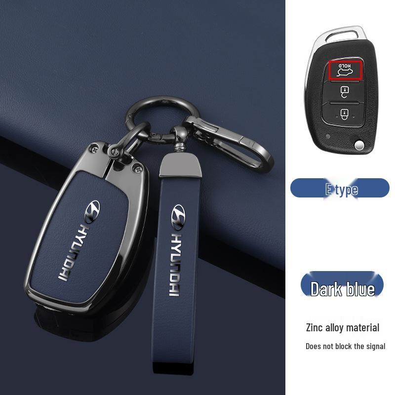 Key Cover Compatible with Beijing Hyundai Ix35, Elantra, Festa, Verna, Ix25, Santa Fe - Premium Men's Bag Case