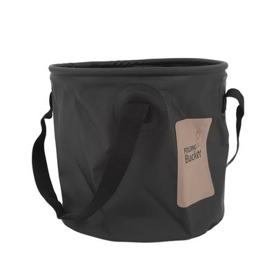 Seau Pliable 10L Résistant aux Hautes Températures Seau à Eau Pliant Portable avec Poignée pour Camping Pêche Pique-nique
