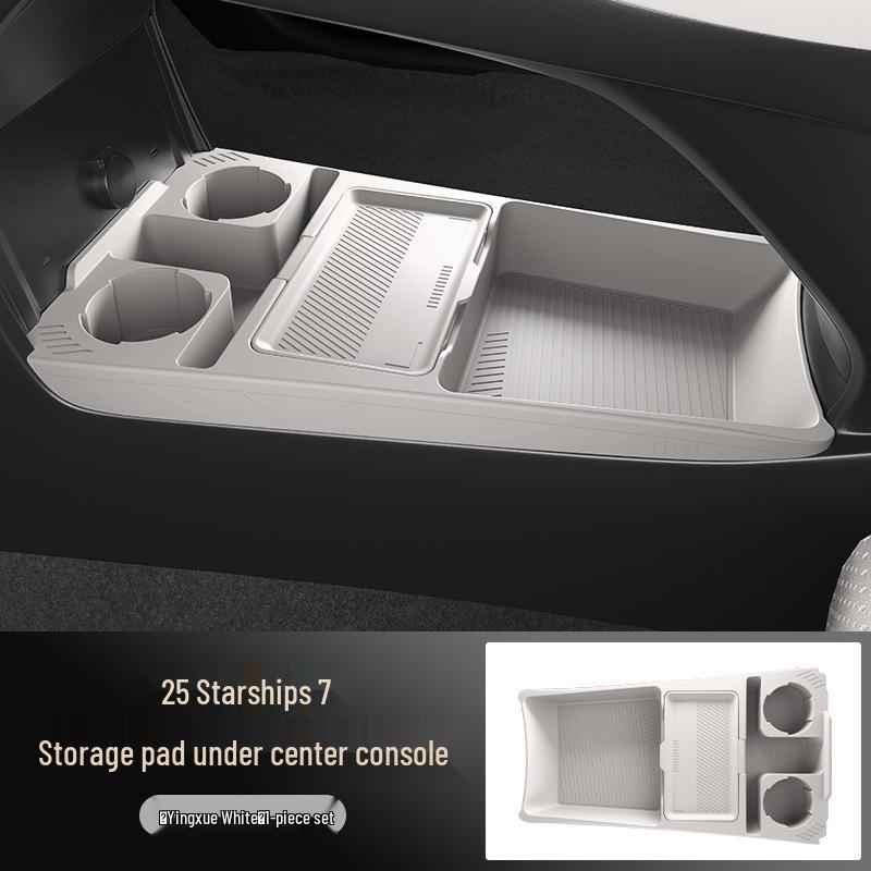 Eco-friendly Lower Storage Box for Geely Galaxy Starship 7 Center Console - Fits 25 Models, Car Accessories