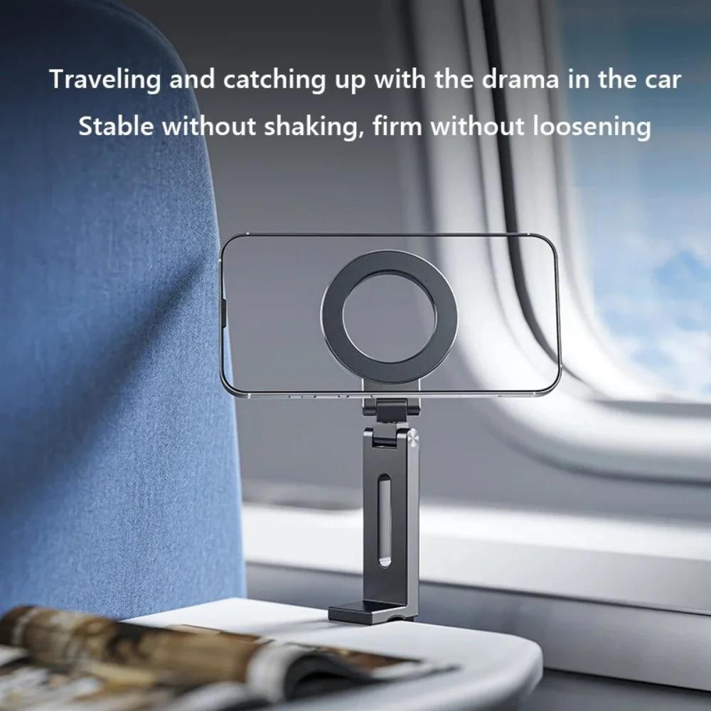 Magnetic Phone Holder Universal Travel Desk Cell Phone Mount Stand Foldable 360 Rotation Selfie Stick Phone Support for Phone