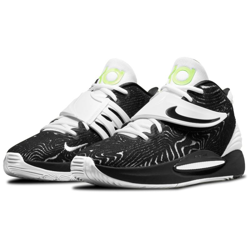 Nike Kd 14 Tb 'Black White Volt' Sneakers DA7850-001
