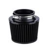 Black 65mm/2.5'' ID Air Filter & Rubber Adapter For Motorcycle Scooter Dirt Bike