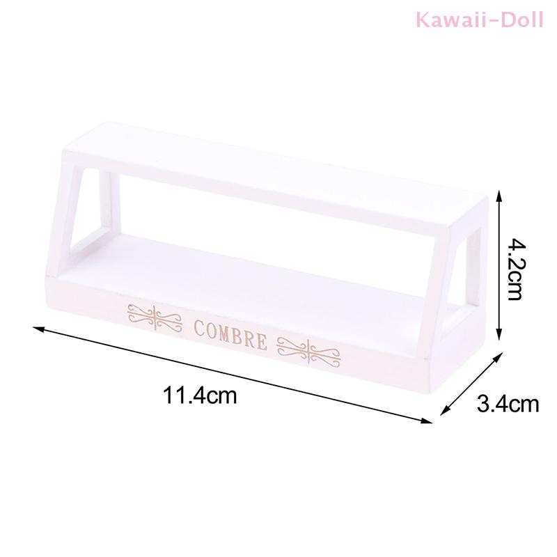 Eco-friendly Durable Miniature Cake Stand 1/12 Dollhouse Cake Shelf For Kids DIY Decoration