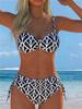 11 Years of New Sexy European and American Bikini Print Lace-up Swimsuit Women Temu