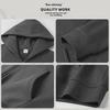 Men's Plush 360g Heavyweight Zipper Hoodie - Trendy, Versatile Sweatshirt for Fall and Winter