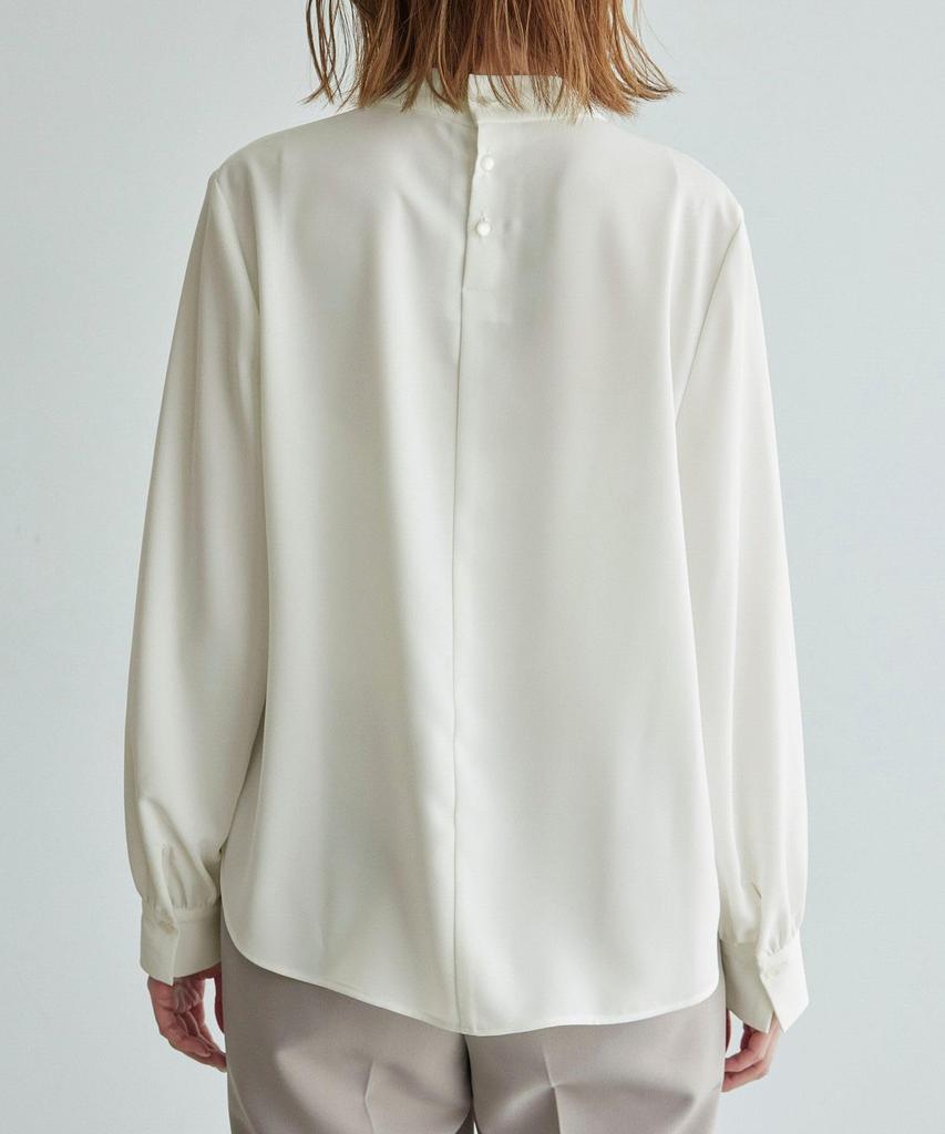 ROPE PICNIC Recycled Polyester Front Tuck Blouse in 2 Matching Charcoal Women's (Available Sizes) - Outfits, (06)