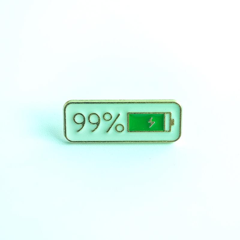 Cute Cartoon Metal Brooch - Trendy Fashion Accessory