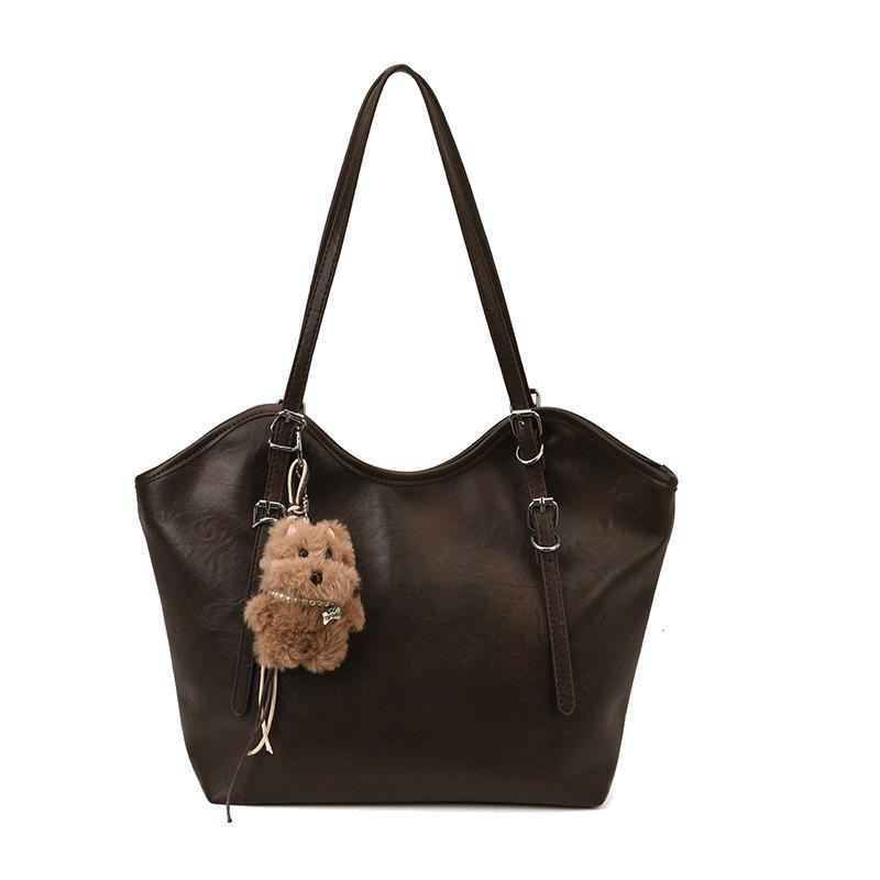 Early Autumn Retro Design Fashionable Tote Bag Fashionable Loose Lazy Feeling Large Capacity Commuting Shoulder Bag Bag