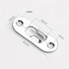10pcs Picture Hanger Hooks Frame Wall Metal Keyhole Hanging Paintings Fasteners Art Gallery Display Mirror Brackets Hardware