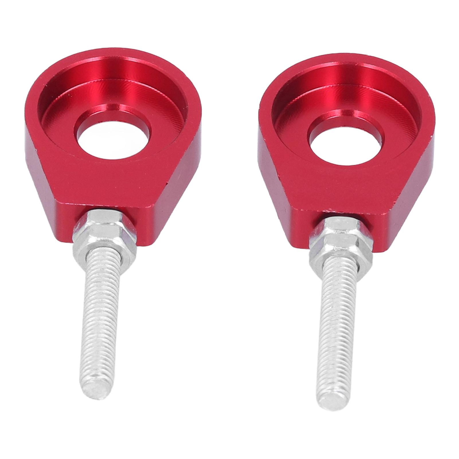 2pcs 0.5in Chain Tensioner Adjusters Aluminum   for Motorcycles Mountain Bikes