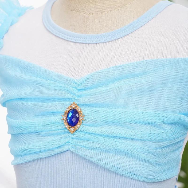 Ruffle Sleeve Ballet Leotard Girls Kids Gymnastics Bodysuit Ballerina Fairy Party Dancing Training Performance Dancewear