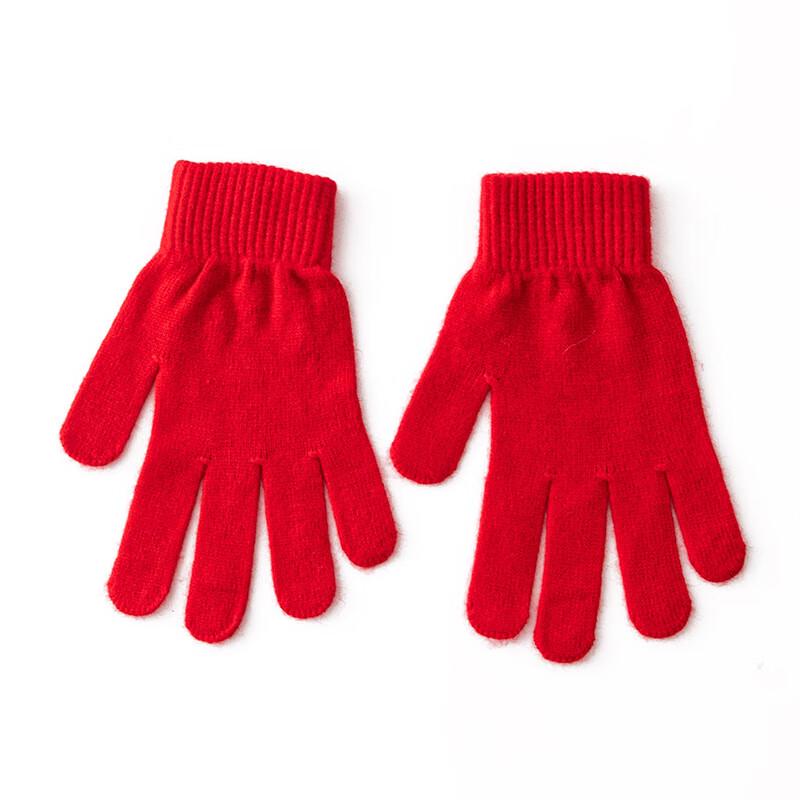 DayApril Unisex Solid Color Wool Touchscreen Gloves
