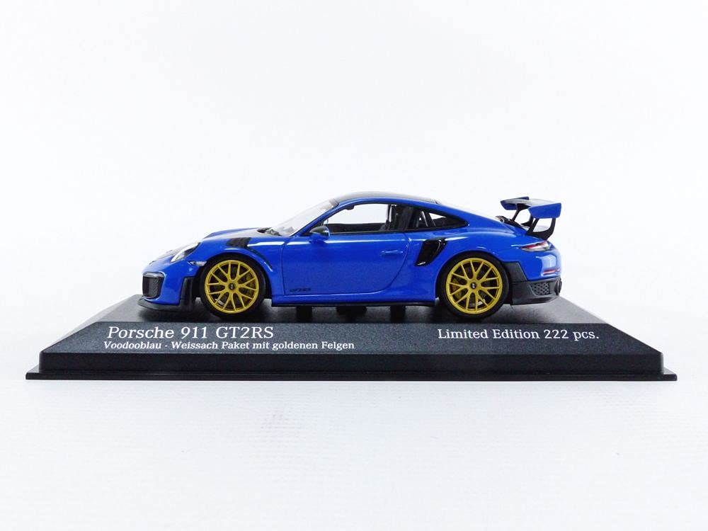 Minichamps Porsche 911 991 2 GT2 RS Weissach Package 2018 Blau Limitiert auf 222 Stück 1/43