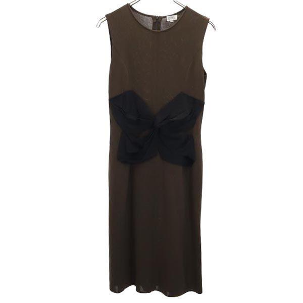 

FOXEY сделано в Японии Дизайн с лентами Без рукавов Дизайн с лентами Цельное платье 42 Женщины Б/У