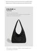 2025 Retro Women's Versatile Autumn/Winter Tote Bag - Lazy Style, Handheld or Shoulder