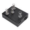 Vacuum Tube Preamplifier Aluminum Alloy Case Anti Interference Phono Preamp for Record Player US Plug 110V