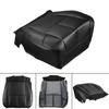 For 2007-14 Chevy Silverado 1500 2500 HD Driver Bottom PU Leather Seat Cover Black