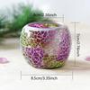 European Style Glass Mosaic Candle Holder, Bar Decoration, Colored Glass Candle Holder Decoration, Creative Candle Cup Ornament