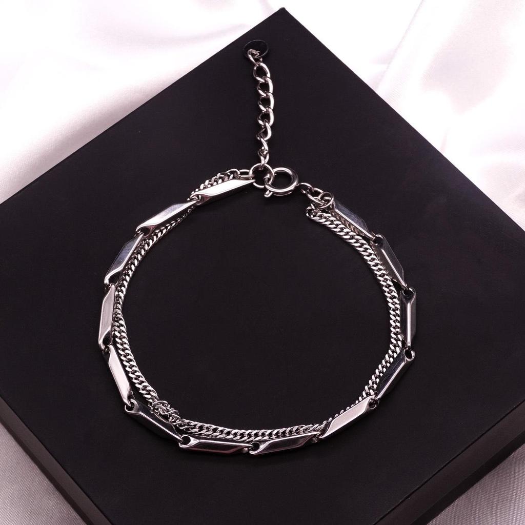 IMI Unisex Titanstahl Minimalistisches Armband YL606
