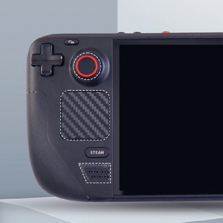 Console Protective Stickers Set Dust Plugs Touchpad Button Decal for Steam Deck