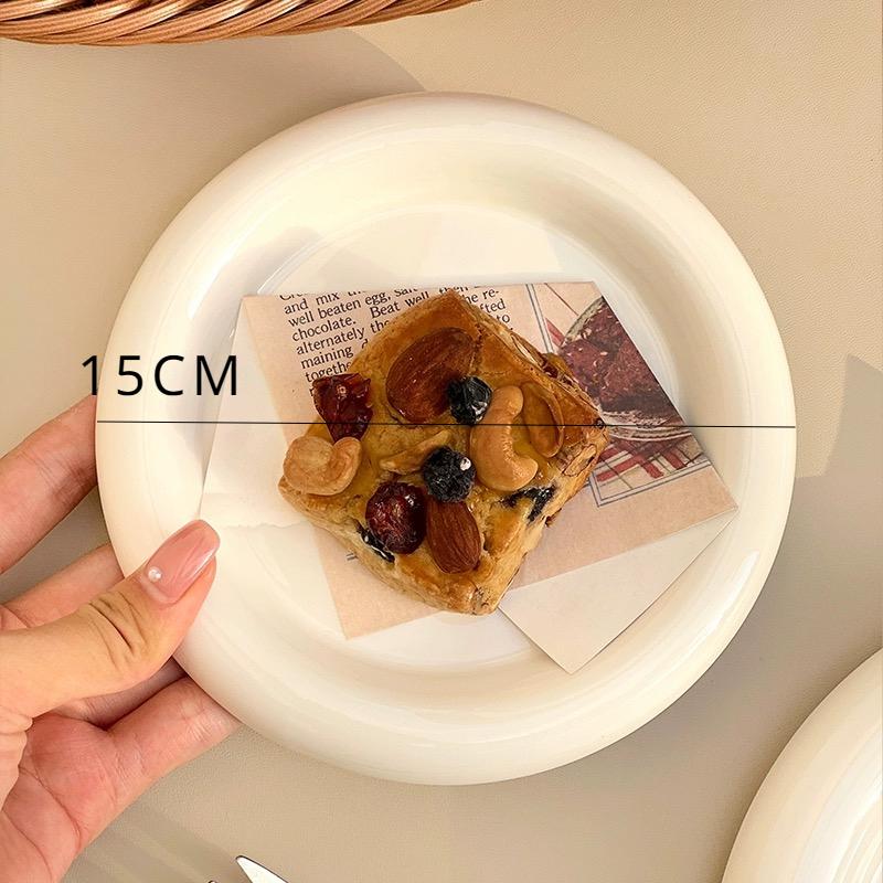 

Керамическая тарелка, белая столовая посуда, фарфоровый держатель для украшений, тарелка для закусок, тарелка для закусок, круглый поднос, дисплей, органайзер, держатель