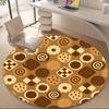 1pc Cookies Bakery Office Round Area Rug, Indoor Mat Suitable ForOffice, Under Office Chairs Bedroom Living Room Home Decor, Room Deco T097
