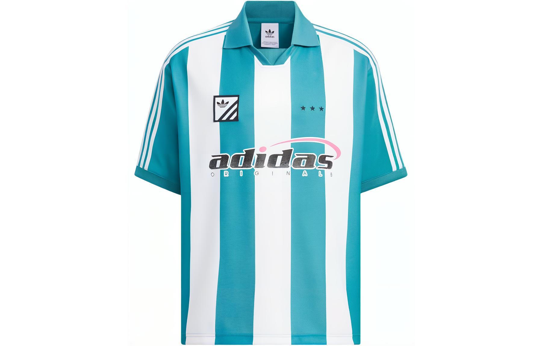 Adidas Originals PLAY FOOTBALL SHIRT Polo Shirt Men s Arctic Ocean Blue IW6307 M