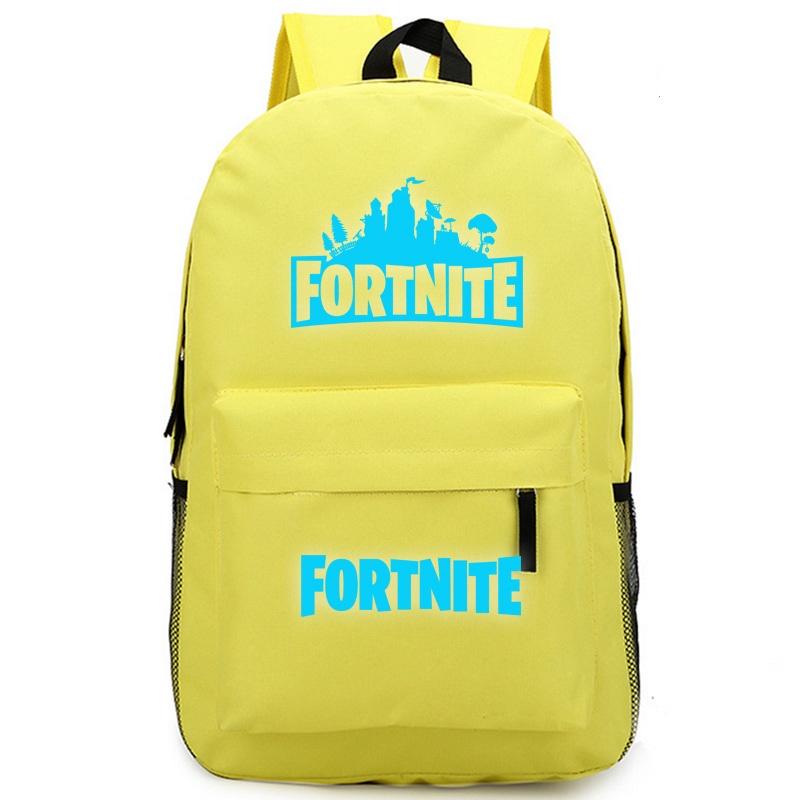 School Fortnite Bag Battle Royale Shoulder Luminous Boy Backpack Trendy Cool And