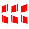 Rims Car Windows Sticker Reflective Car Wheel Stickers Car Wheel Decals Car Wheel Rim Vinyl Sticker
