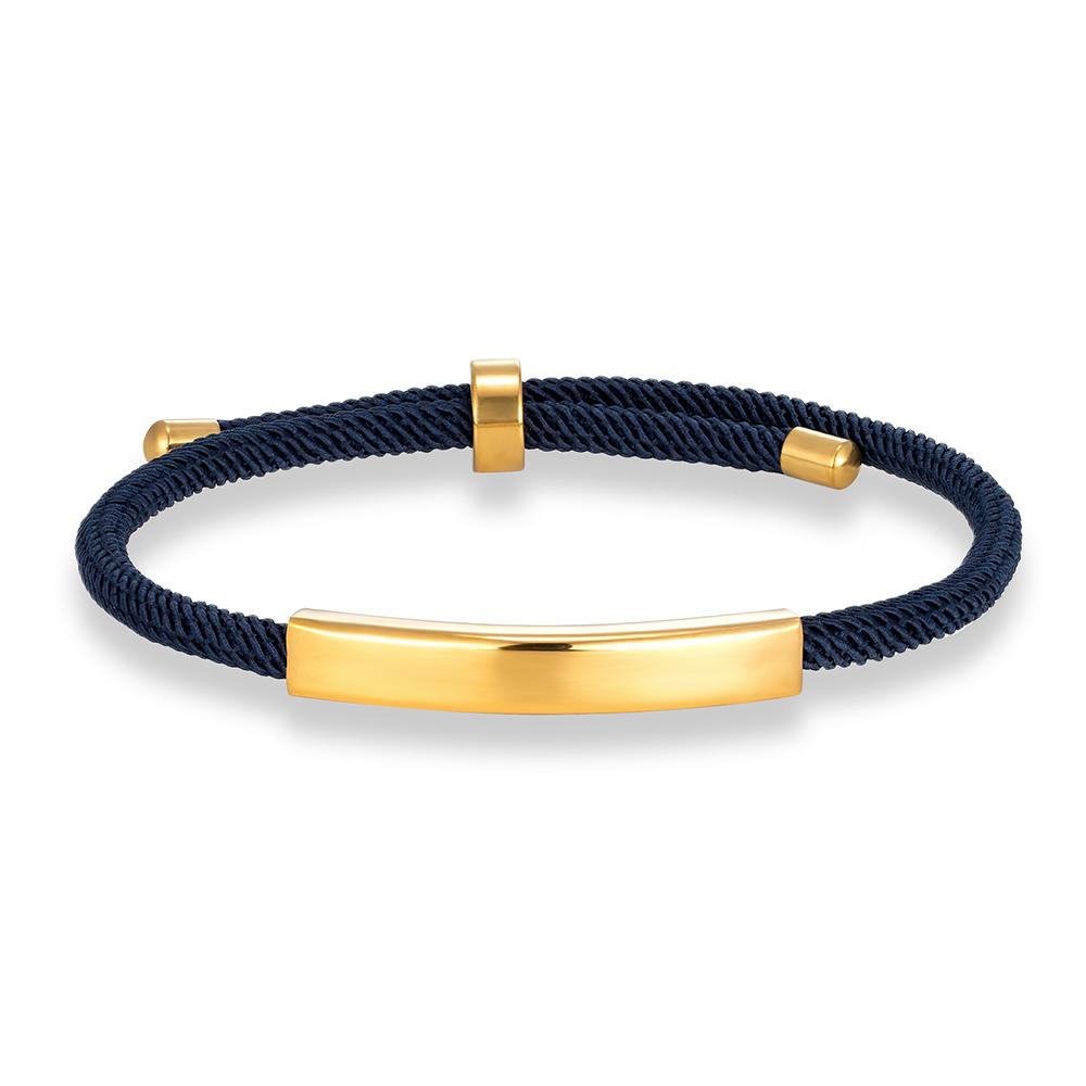 Punk SOS Custom logo Engrave Text Rope Bracelet customize Stainless Steel Bracelets For Women Men ID Bracelet