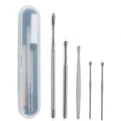 Silver Earplug Set with Hard Case and Storage Case