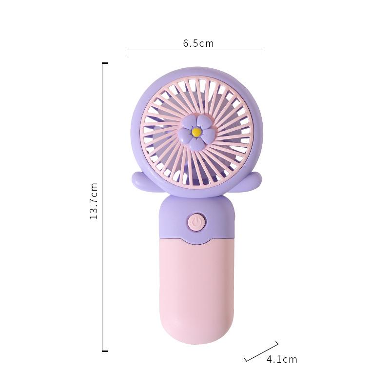 USB Rechargeable Cartoon Snail Handheld Fan: A Fun Summer Gift for Kids and Students