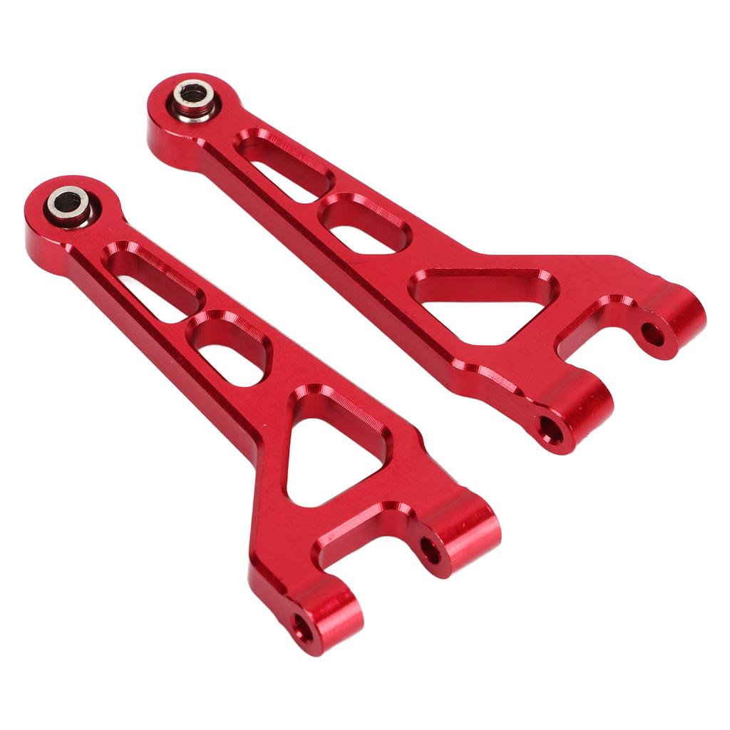 2Pcs RC Car Front Upper Arm Aluminum Alloy Spare Part for MJX 1 16 Remote Control Model 16208 16207 16210 Red