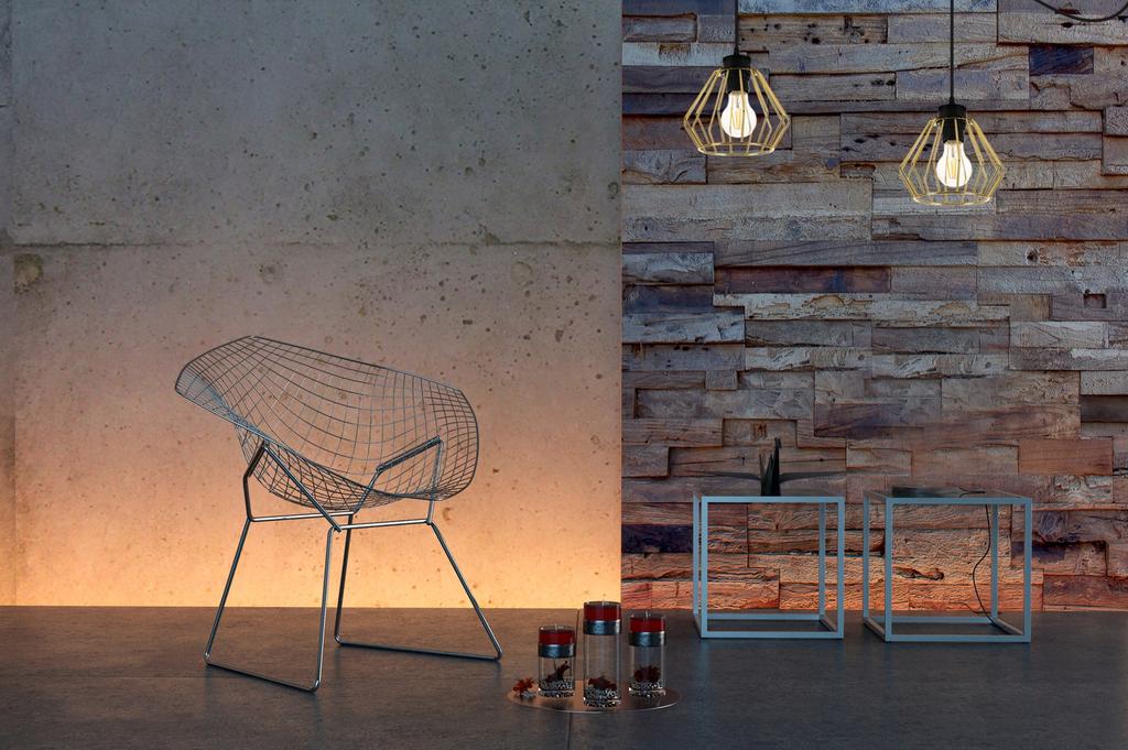 Golden Spider Ceiling Hanging Lamp, Wire Plafon