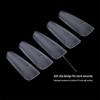 European & American Frosted Nail Tips - Trapezoidal, Ballet, Teardrop Shapes, No Polish Needed, Crease-Free, Dual-Use Patches