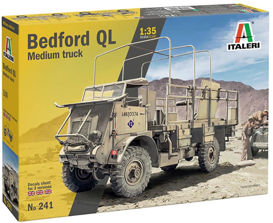 

Platz WWII Британский средний военный грузовик Bedford QL Пластиковая модель IT0241 1/35 (Боевая машина)