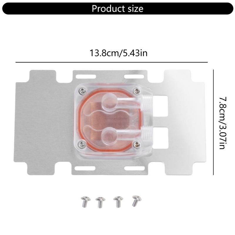 High Performances Water Cooling Block For V100 P100 A100 32G SXM2 GPU With Double Channel Coppers Base