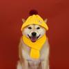 Winter Knit Wool Ear-Hole Hat & Warm Scarf Set for Pets - Cat, Dog, Rabbit Headwear for Christmas & New Year