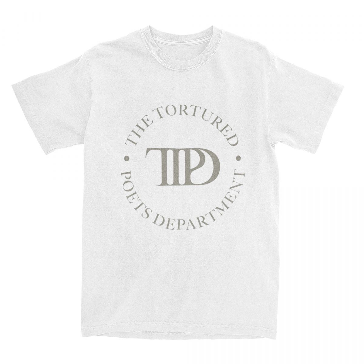 Mens New Album The Tortured Poets Department TShirts Cotton Tees TTPD Swifts Sleeve T Shirt ONeck Hip Hop Tee Shirt 6XL S
