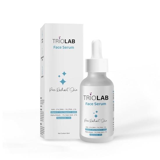TRIOLAB Pleťové sérum 30ml | Niacinamid, Vitamin C, Vitamin E Pleťové sérum pro muže a ženy, Hyperpigmentace a Jemné linky