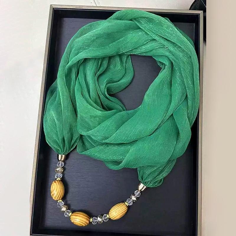 

RUNMEIFA Однотонные ювелирные изделия, ожерелье, кулон, шарф, женский платок в стиле бохо, женские аксессуары, хиджаб, магазины