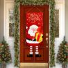 Christmas Santa Claus Hanging Flag Navidad Natal Noel Tree Door Banner Christmas Decorations For Home 2025 Happy New Year 2026