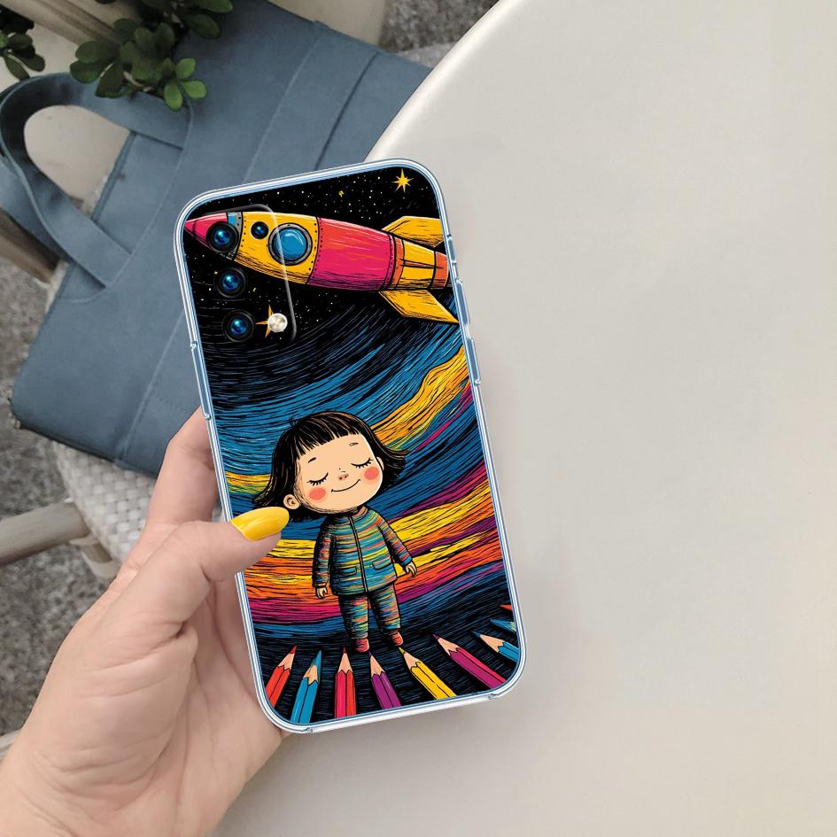 LO12 Astronaut Space Moon Case for Motorola G10 G20 G30 G31 G32 G34 G35 G41 G42 G50 G51 G52 G55 G60 G60S G62 G71 G72 G75