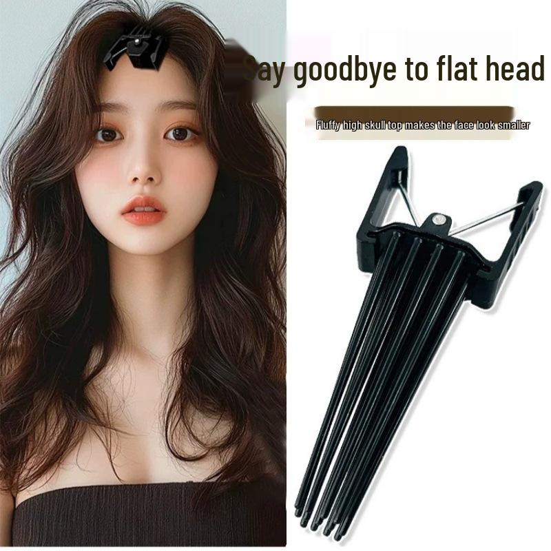 Natural Fluffy Root Styling Bangs Duckbill Clip for Men and Women