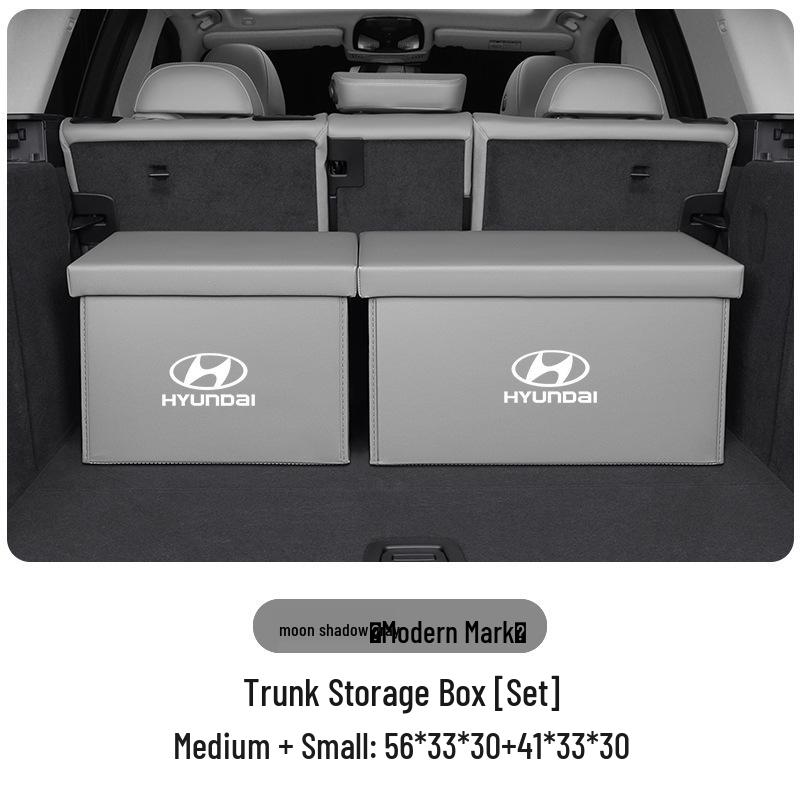 Hyundai Car Trunk Storage Box for ix35, Langdong, ix25, Elantra, Mingtu, and Tucson Models.