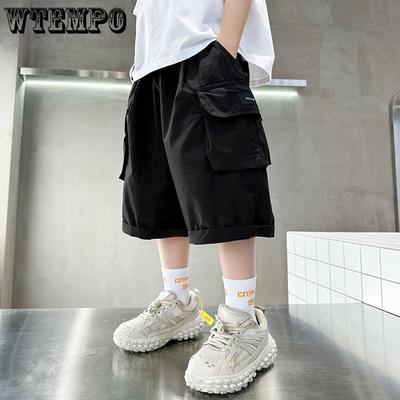 Summer Children's Thin Cropped Work Pants Loose Sports Pants Boys' Shorts Trend