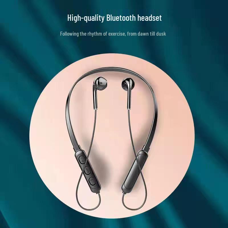 S6 Neckband Bluetooth Earphones with Long Battery Life - Wireless Stereo and Neck-mounted Design